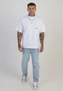 SikSilk Light Blue Tapered Fit Jeans -Modern Men Wear Shop SS 28665 4