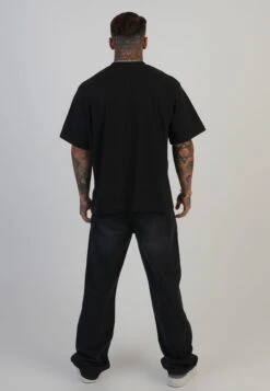 SikSilk Loose Fit Jeans Black -Modern Men Wear Shop SS 28668 5