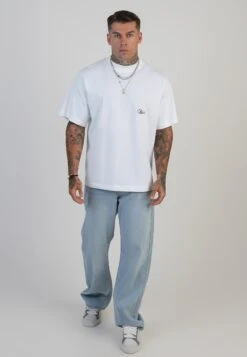 SikSilk Light Blue Loose Fit Jeans -Modern Men Wear Shop SS 28669 4