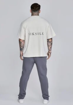 SikSilk Dark Grey Essentials Poly Joggers -Modern Men Wear Shop SS 28749 5