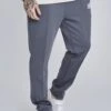 SikSilk Dark Grey Essentials Pleated Pants -Modern Men Wear Shop SS 28750 1
