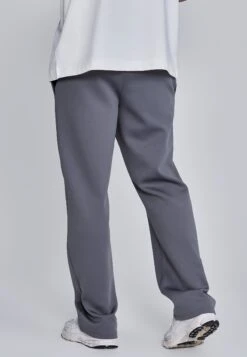 SikSilk Dark Grey Essentials Poly Track Pants -Modern Men Wear Shop SS 28752 3