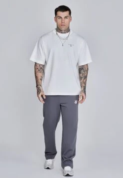 SikSilk Dark Grey Essentials Poly Track Pants -Modern Men Wear Shop SS 28752 4