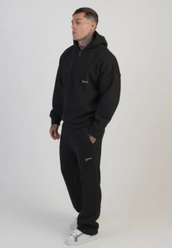 SikSilk Black Graphic Hoodie -Modern Men Wear Shop SS 28858 4