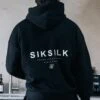 SikSilk Black Graphic Hoodie